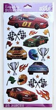 Race Cars, Flat Stickers/Sticko