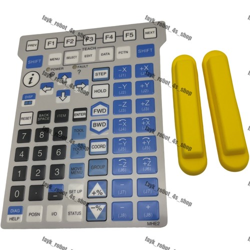 For Fanuc A05B-2255-C100#ESW teach pendant keypad SWE2 overlay+rubber sleeve New - 第 12/20 張圖片