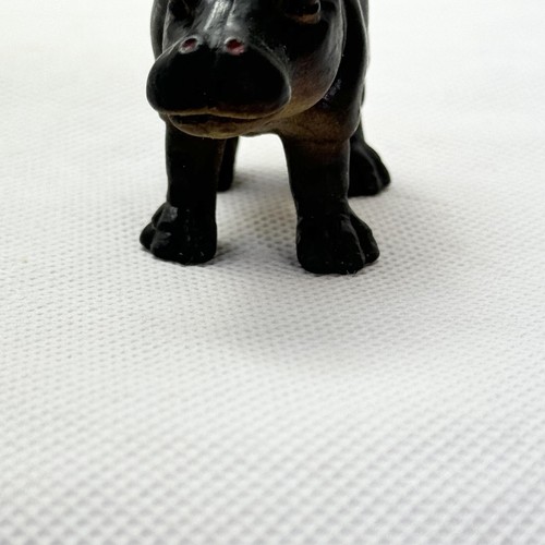 Vintage AAA Hippopotamus Hard Rubber Animal Figure Collectible Hippo Toy - Picture 20 of 24