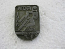 HARLEY DAVIDSON MOTORCYCLES MDA jerrys kids run 1988 PIN