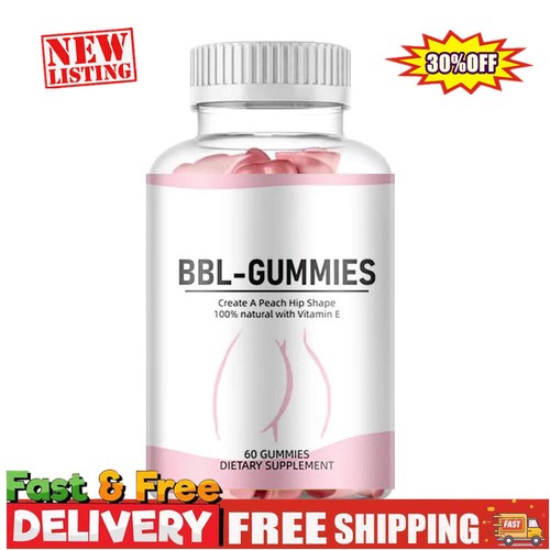 BBL Gummies for Butt Hips &Enlargement 100% Natural Maca Root Butt Firming