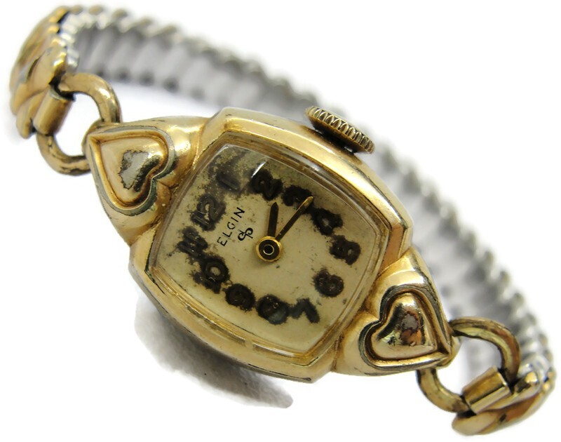 Vintage Elgin Ladies 17 Jewel Mechanical Wind Up Watch 10K Rolled