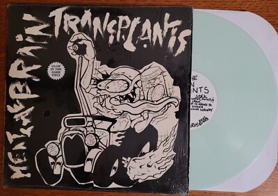 The Brain Transplants Meat The Transplants RARE PUNK GLOW IN THE DARK LP HTF