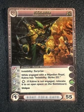 Chaotic TCG Min E 55 Kolmo Assimilated 17/100 SS Premium Gold Super Rare NM/LP