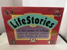 Vintage 1992 Life Stories Board Game Christian Family Game Storytelling Fun Game