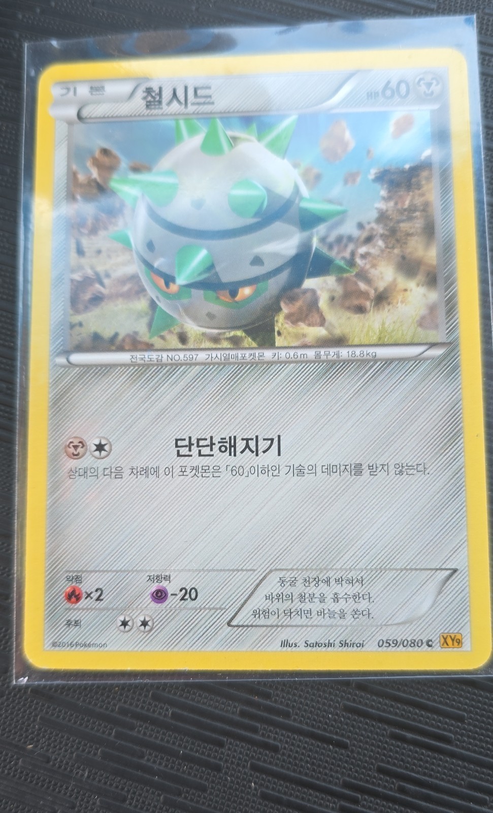 Ferrothorn 060/080 Xy9: Rage of the Broken Heavens Regular (Japanese)