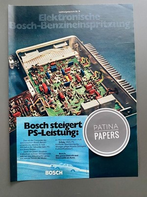 1971 Bosch Jetronic Benzineinspritzung OIdtimer Vintage Ad Werbung Reklame
