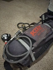 SCOTT RIT PAK 2, 4500 PSI 45 MINUTE CARBON TANK Made 11-2017, W/ AV-3000 Medium
