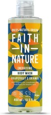 Faith in Nature Body Wash Energising Shower Gel Vegan and Cruelty Free 400ml