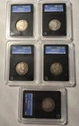 Qty 5 Barber Quarter Mixed Dates Mixed Grades