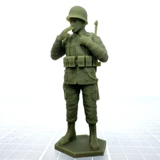 World War 2 American Toy Soldier Smoke Break Military Resin 1/32 WW2 Figure