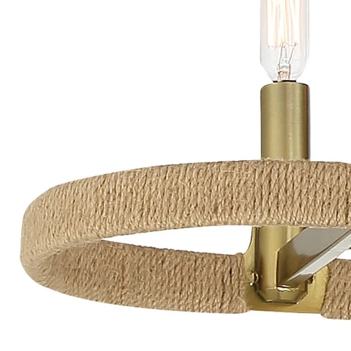 Minka Lavery 3868 Windward Passage 8 Light 41"W Linear Chandelier - Brass - Picture 5 of 8