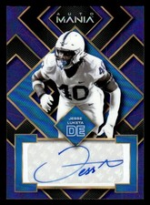 2022 Wild Card Auto Mania - Triangle Mirror Purple/Gold #AM-TR9 Jesse Luketa