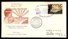 Mayfairstamps Netherlands FDC 1957 Man Watching Sunrise First Day Cover aaw_5323