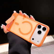 For iPhone 17 Pro Max Air Matte Mag Safe Case Shockproof Bumper with Kickstand