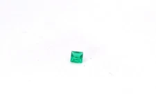 0.07ct Loose Princess Cut Lab Created Emerald 2.5 x 2.5 mm