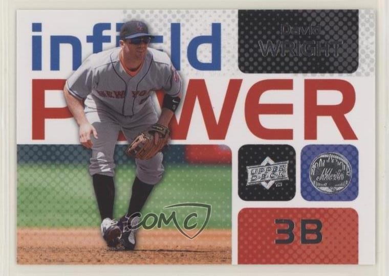 2008 Upper Deck Infield Power David Wright #IP-DW 0p18