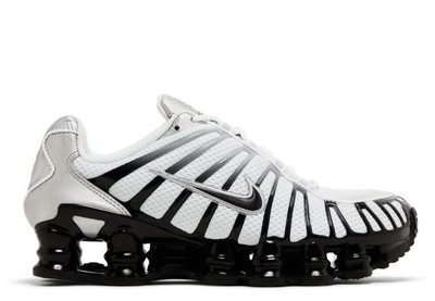 Women's Nike Shox TL Metallic Silver Black HQ4049-001 Size 6.5 | eBay