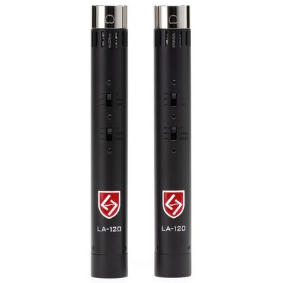 Lauten Audio LA-120 V2 Pencil Condenser Mic Pair with Cardioid and Omni Capsules