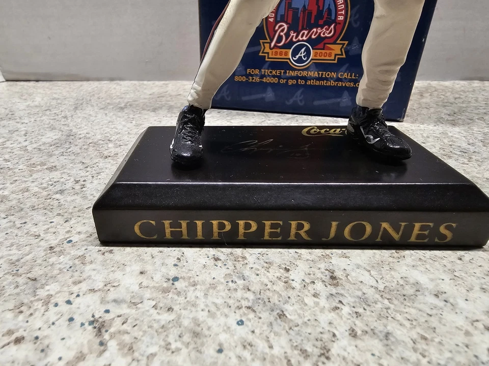 Estatua de jugador de la SGA Chipper Jones Atlanta Braves MLB 2006 #'D Foto 4 de 4