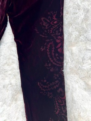 Etro Milan 54 Hand Painting Panama Floral Pattern Size 38 19cm Pants Italian NWT