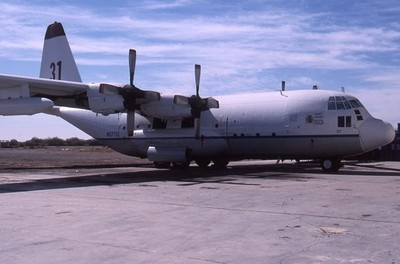 Kodachrome Slide N117TG (31) C-130A Hercules Chandley Memorial 2003 (B33)