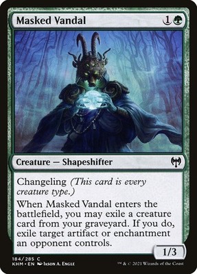 Masked Vandal (184) Kaldheim KHM MTG Magic