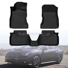 TPE Floor Mats Liners Full Set For 2022 2023 2024 2025 Subaru WRX New Heavy Duty