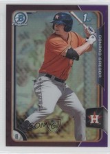 2015 Bowman Chrome Prospects Purple Refractor 250/250 Conrad Gregor #BCP55 0b5