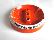 Vintage Porzellan Aschenbecher mit Stummeltöter- Schierker Feuerstein, D.R.G.M.