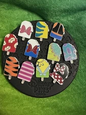 Disney World you Choose Pin Set Popsicles Multi Character With Backing