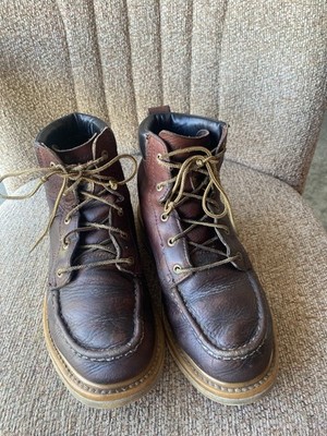 Mens Irish Setter Boots Size 9D Ashby Soft Toe Work Brown Leather
