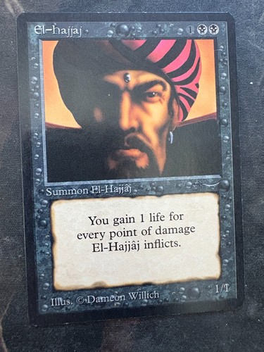 *** ARABIAN NIGHTS El-Hajjaj *** Clean, Small Binder Ding - DUTYFREE - MtG Magic - Bild 1 von 3