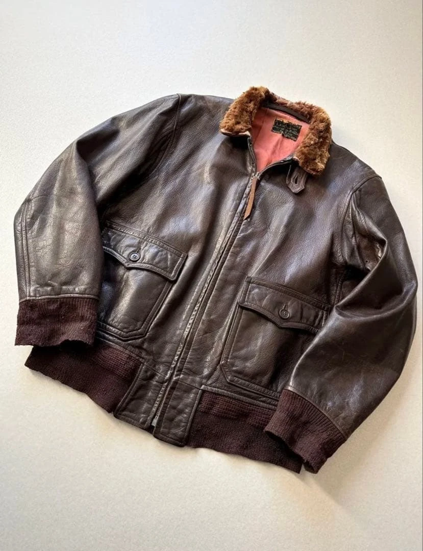 Navy G1 Flight Jacket Indiana Original Ww2 Collectible US Uniforms