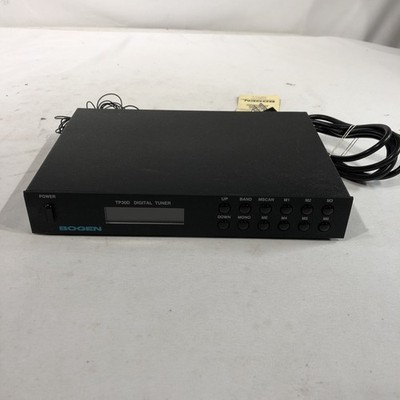 Bogen TP-30D Commercial Digital Tuner, Industrial School Office | Powers On