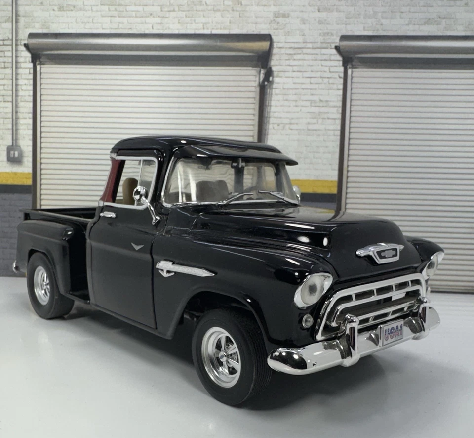 GMP/American Muscle 1/18 Scale 1955 CHEVY 3100 “Custom Body Swap” INSANE BUILD - Image 4 of 4