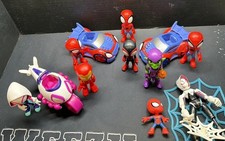 Spidey and His Amazing Friends Team Spidey Change N Go Riders Playset And Others