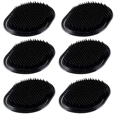 6 Pcs Shampoo Pocket Comb Massage Hair Comb Pocket Palm Brush Comb Portable Hair