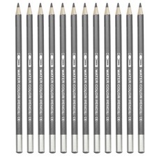 12Pcs Watercolor Pencil for Coloring, Drawing, Painting, Grey
