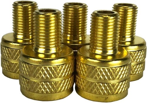 Haltec 5 8807N-4 Large Bore Tire Valve Adapters to Standard OTR Gold - Bild 2 von 4