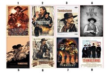 Tombstone 1993 Western Movie Classic Vintage Art Poster