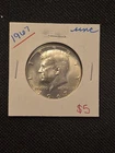 1967 Silver Kennedy Half Dollar. Uncirculated BU BEAUTIFUL COIN!