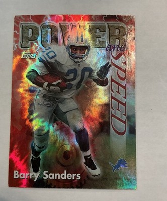 1998 Topps Chrome - Season's Best Power and Speed Barry Sanders #2