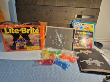 VINTAGE 1993-1994 LITE BRITE MILTON BRADLEY 4780 TESTED W/pic Refills And Pegs