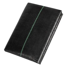 3 Ft. X 50 Ft. Black Landscape Fabric 3.0 Oz. Heavy-Duty Woven Weed Barrier for