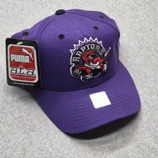 Puma Toronto Raptors NBA Snapback Hat Cap Purple Black Basketball New With Tags