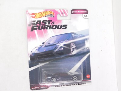 Hot Wheels Premium Quick Shifters FAST & Furious 2003 HONDA NSX TYPE-R Black