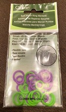 Clover 3107 Soft Stitch Ring Markers 30/Pkg 10 Small/20 Large 