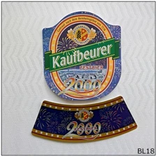 Kaufbeurer Festbier 2000 Beer Label (BL18)
