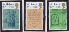 St. Helena Stamp Set Scott #338-40, Mint Never Hinged MNH